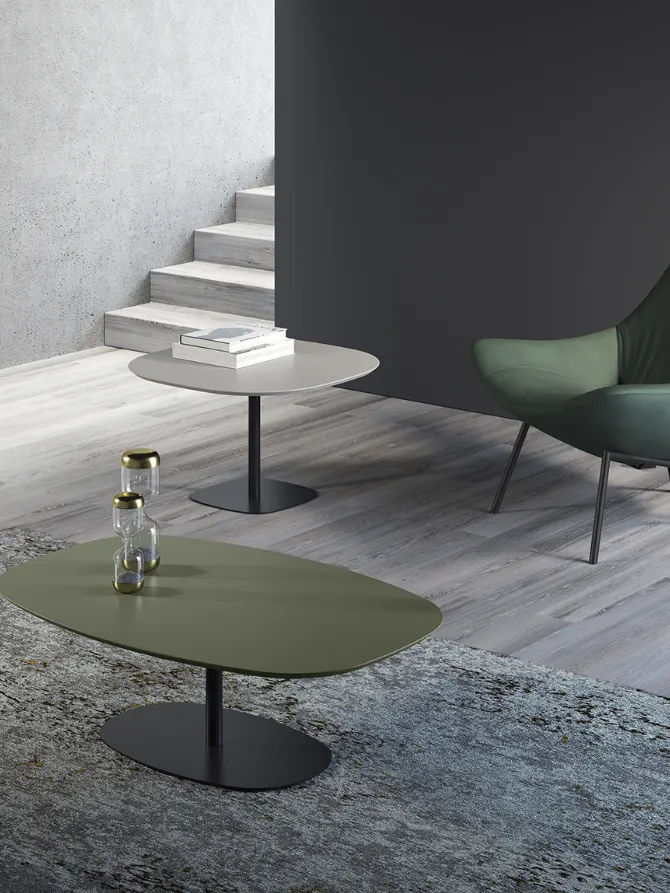 modern shaped elisse coffee tables