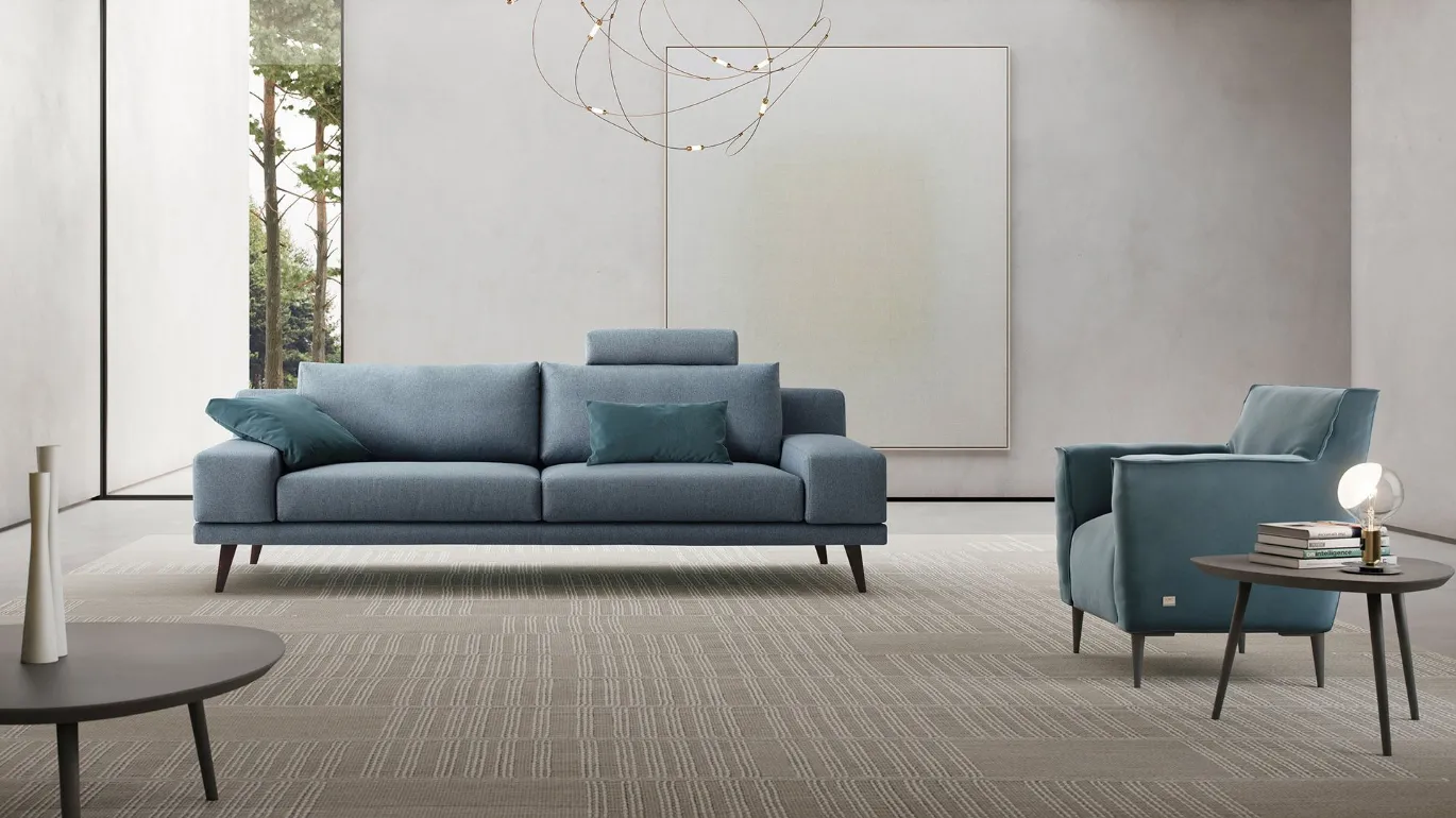 Carter modern fabric sofa