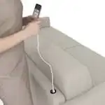 Sofa bed with battery charger