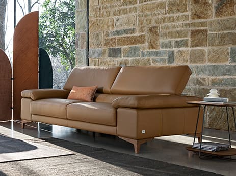 Living Rooms, Leather Or Fabric Sofa Advantages