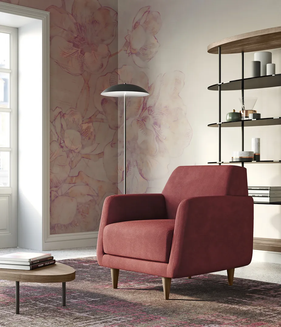 contemporary armchair adele