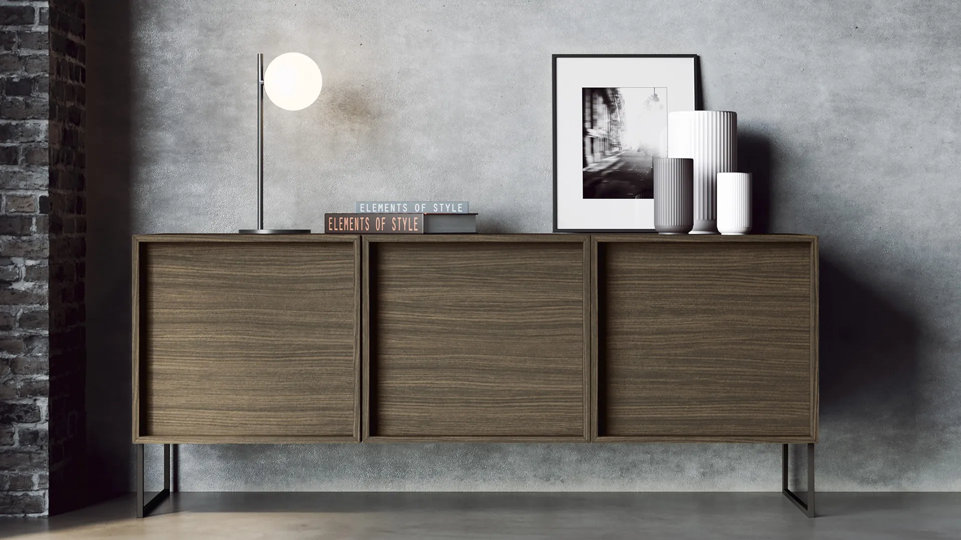 linear design sideboard alma