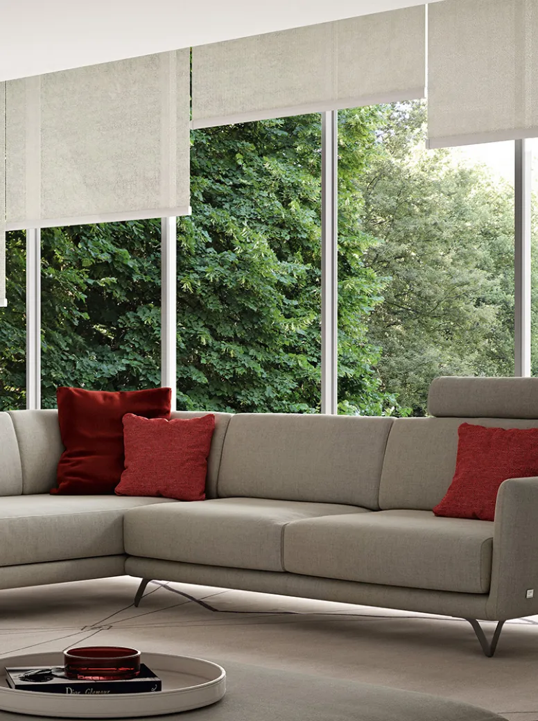 sofa composition with corner terminal