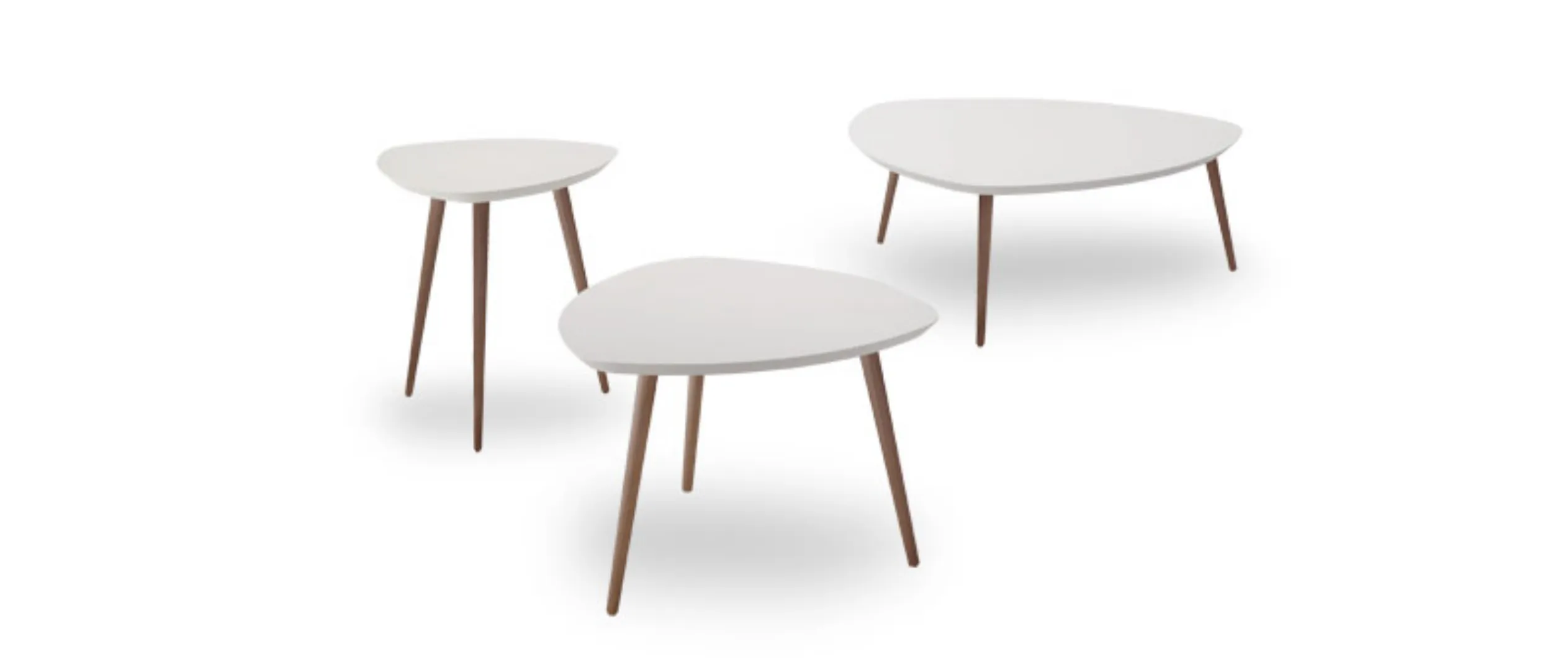 Scandinavian wooden coffee table Gocce