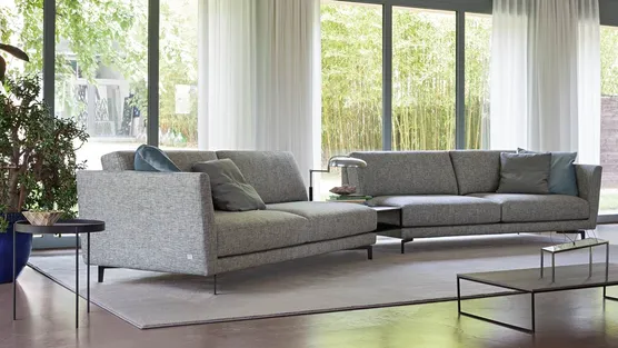 Double seat modular sofa