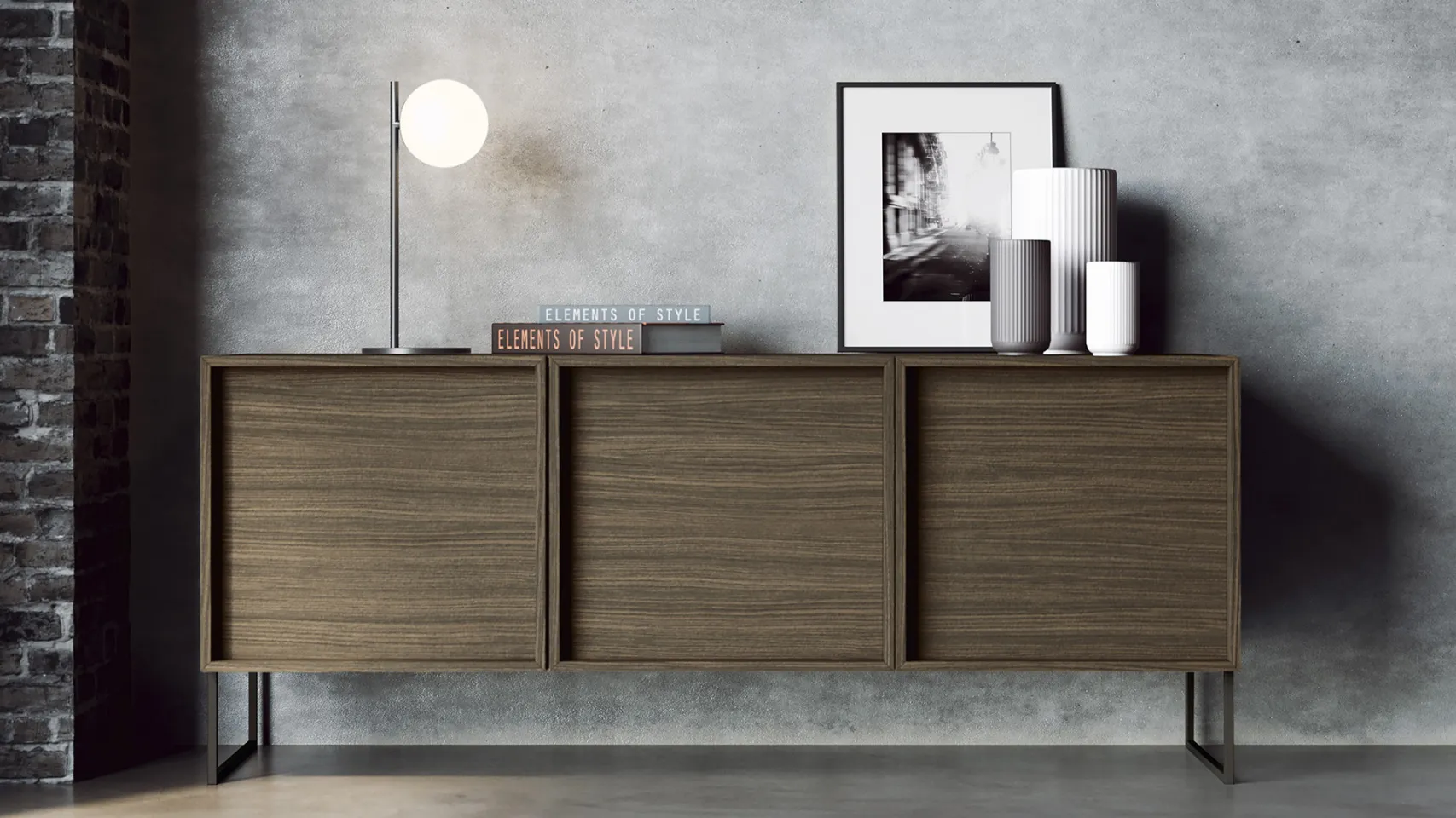 linear design sideboard alma