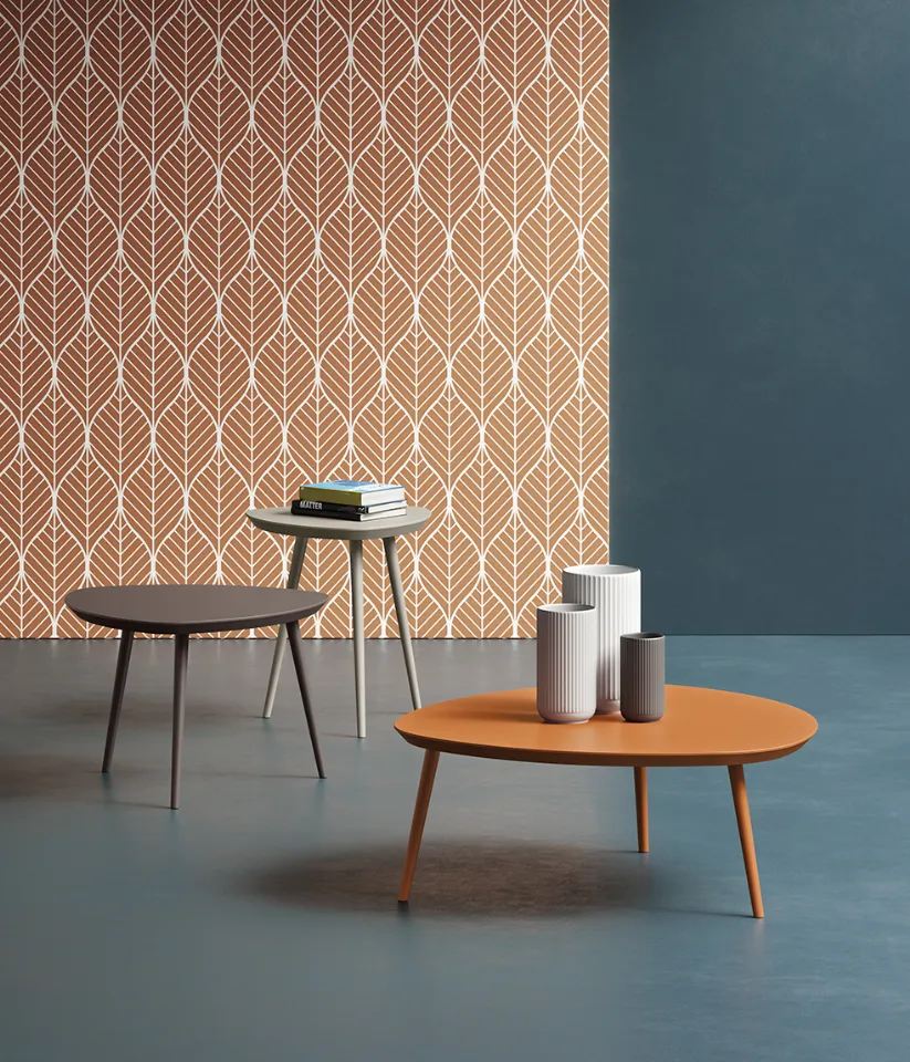 colorful coffee tables drops