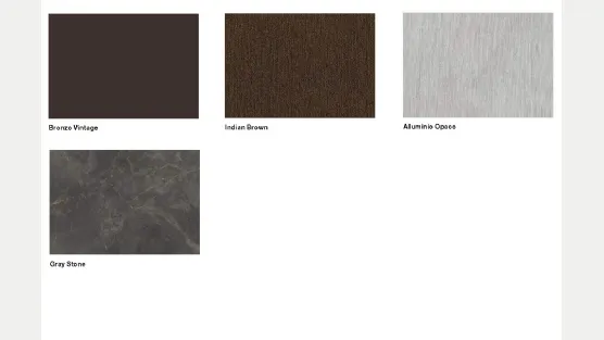 Metals and stone for furnishing accessories