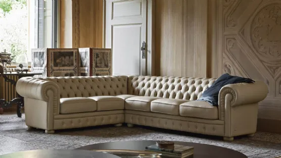 Chester leather sofa