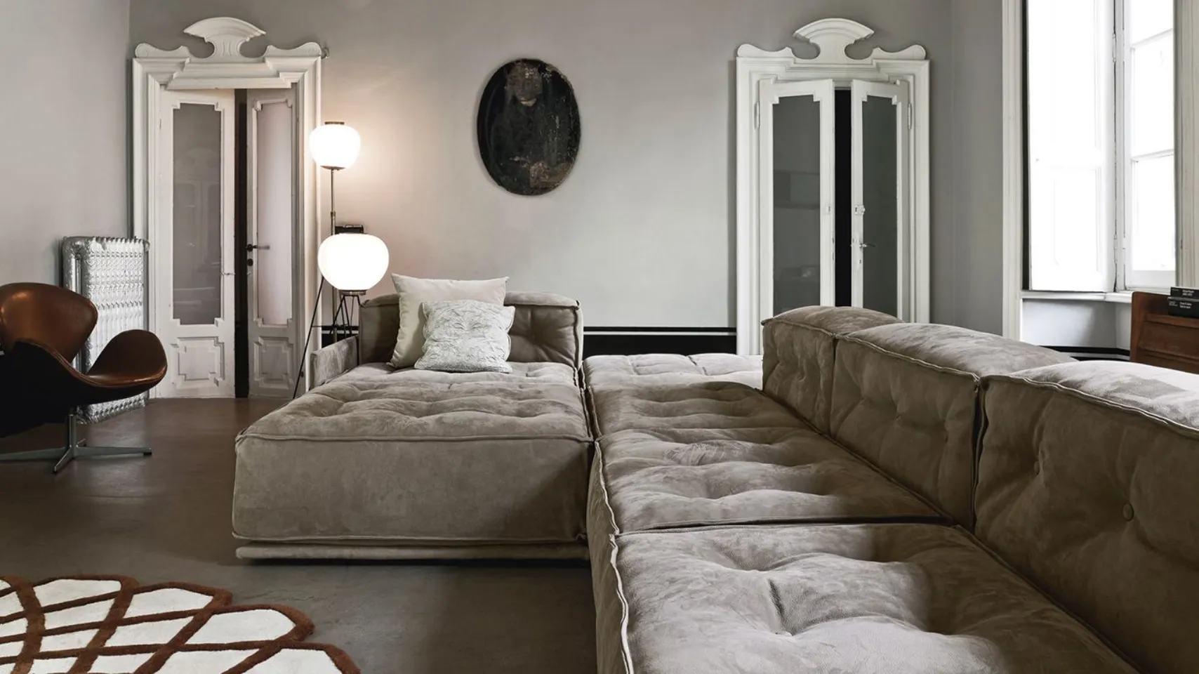 modular leather sofa Glamour