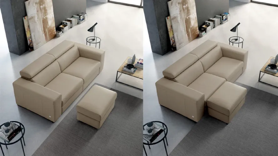 Ray sofa with ottoman