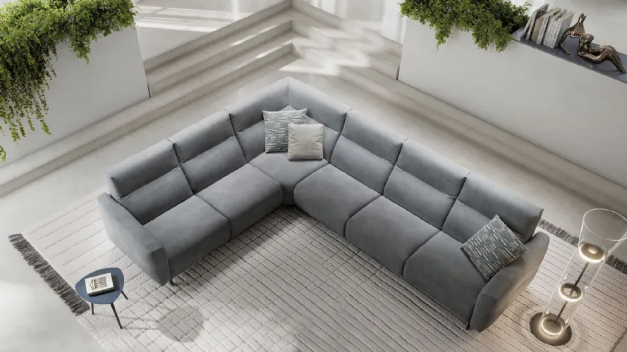 Samuel high-backed corner sofa