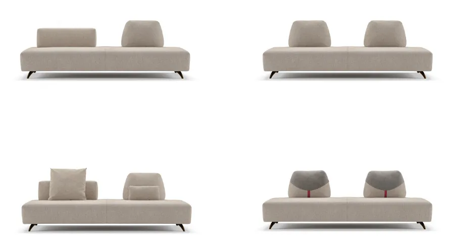 Low back sofas