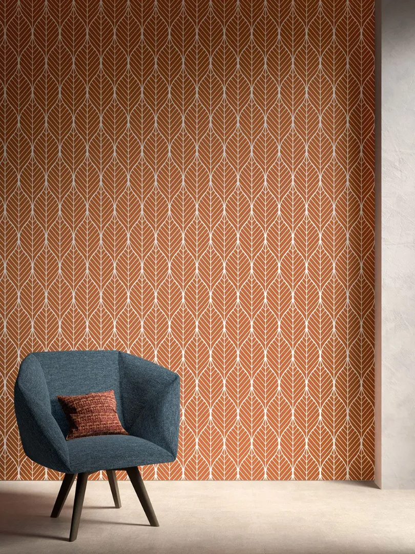orange lozenge wallpaper