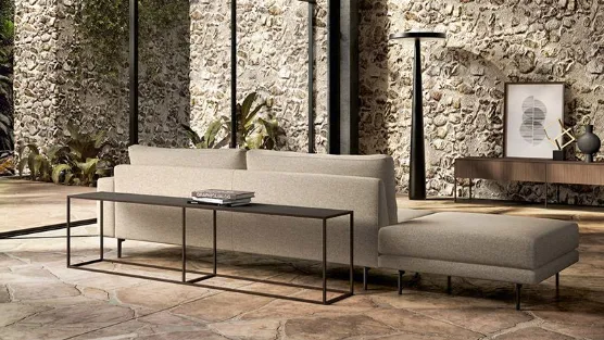 retro sofa bench