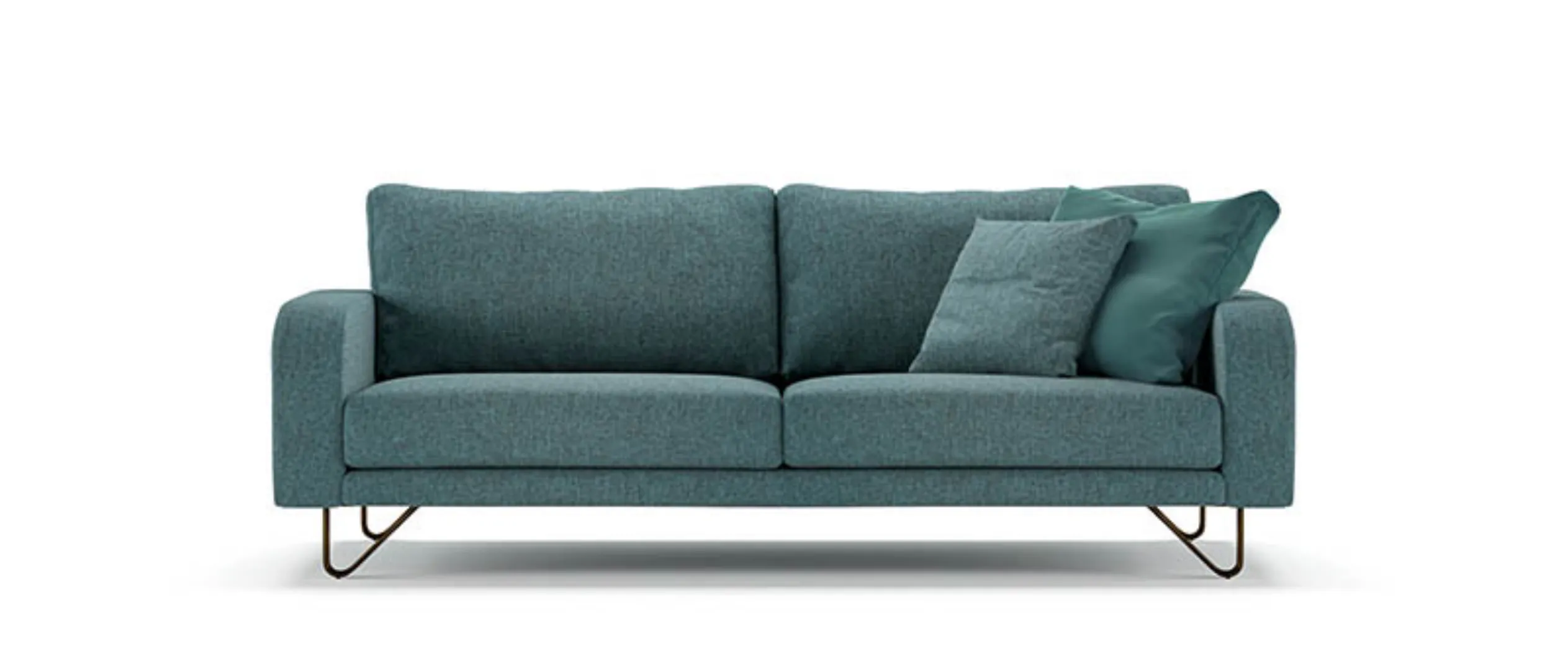 green sofa