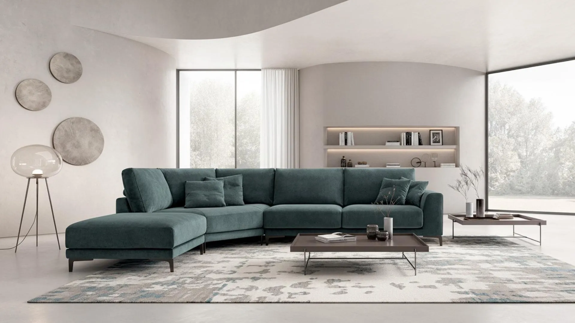 modern comfortable sofa