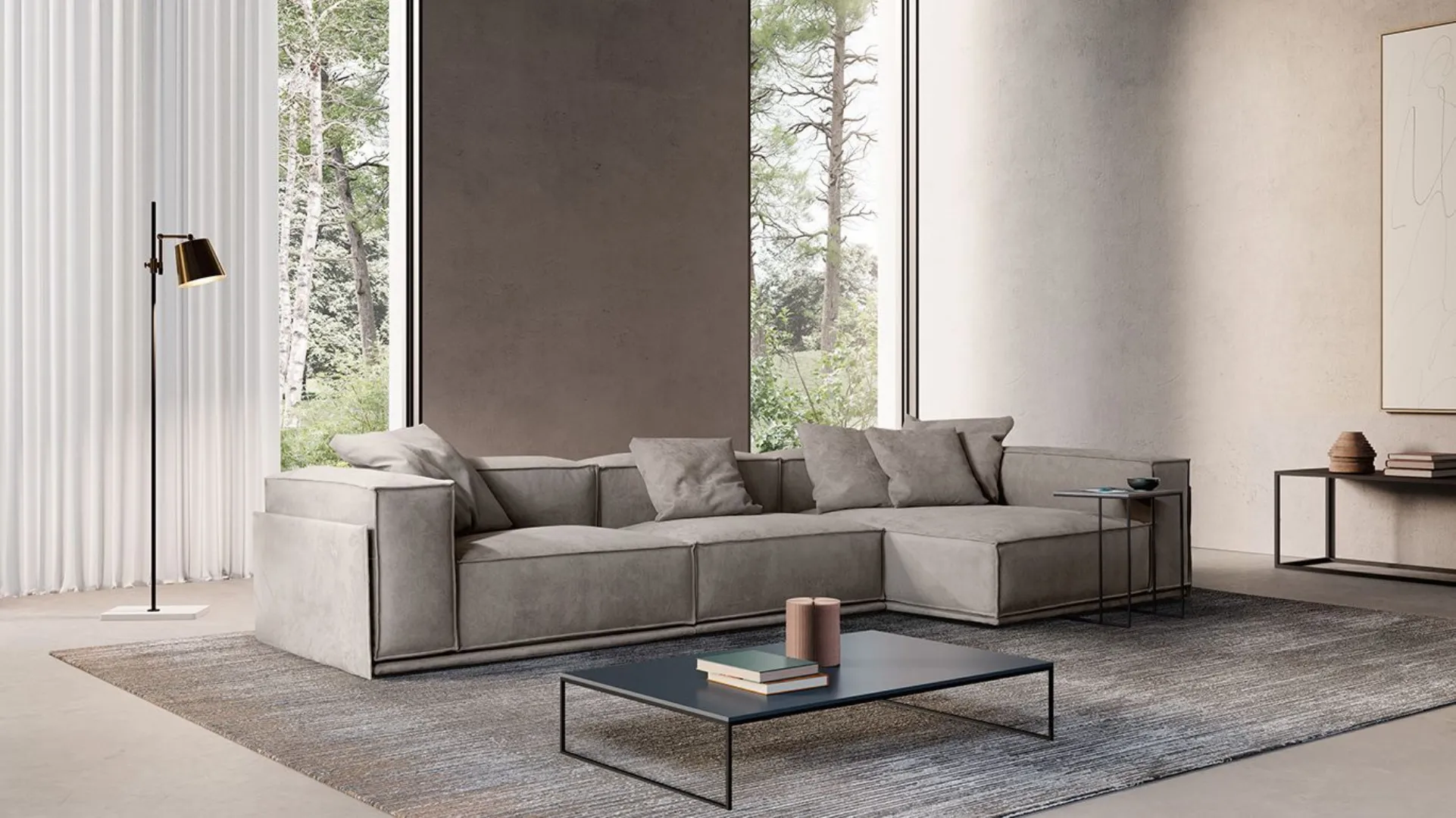 soft linear sofa Roland