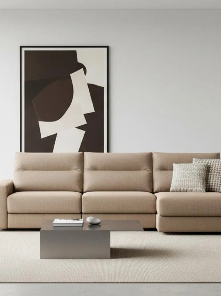 Light brown relax sofa