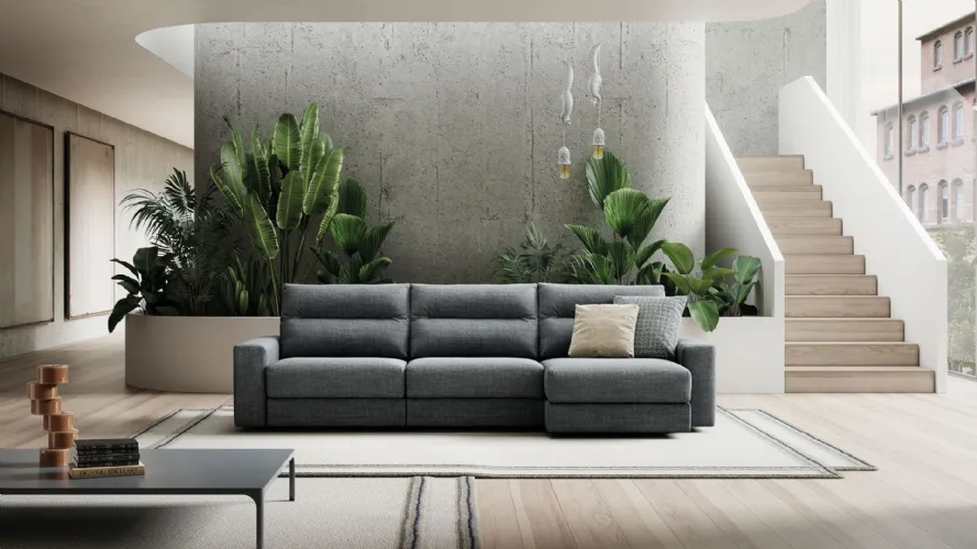 Samir modular sofa with extendable seats