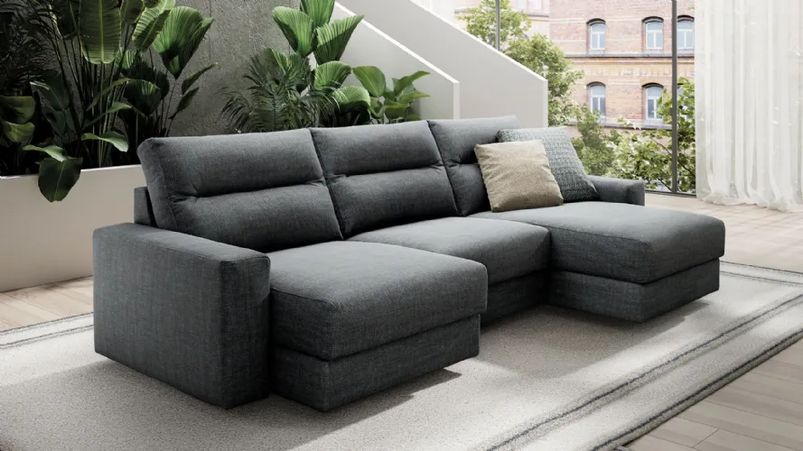Samir sofa with sliding seats