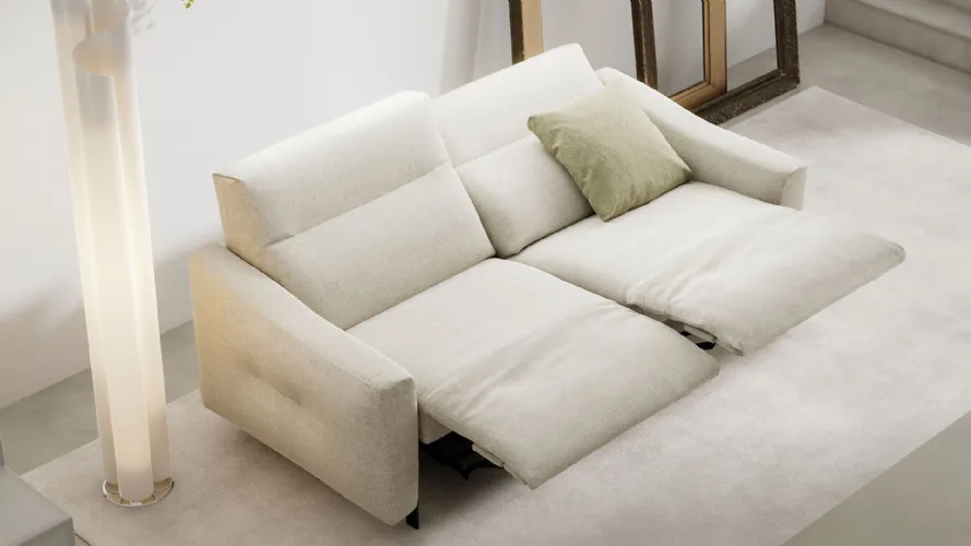 Samuel sofa with dual recliners
