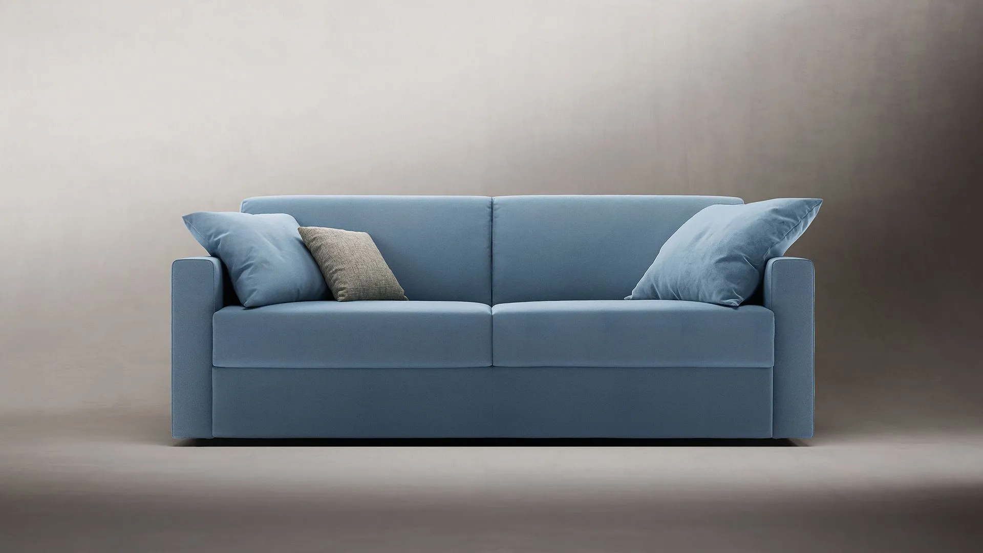 Terence sofa bed with pillow storage compartment