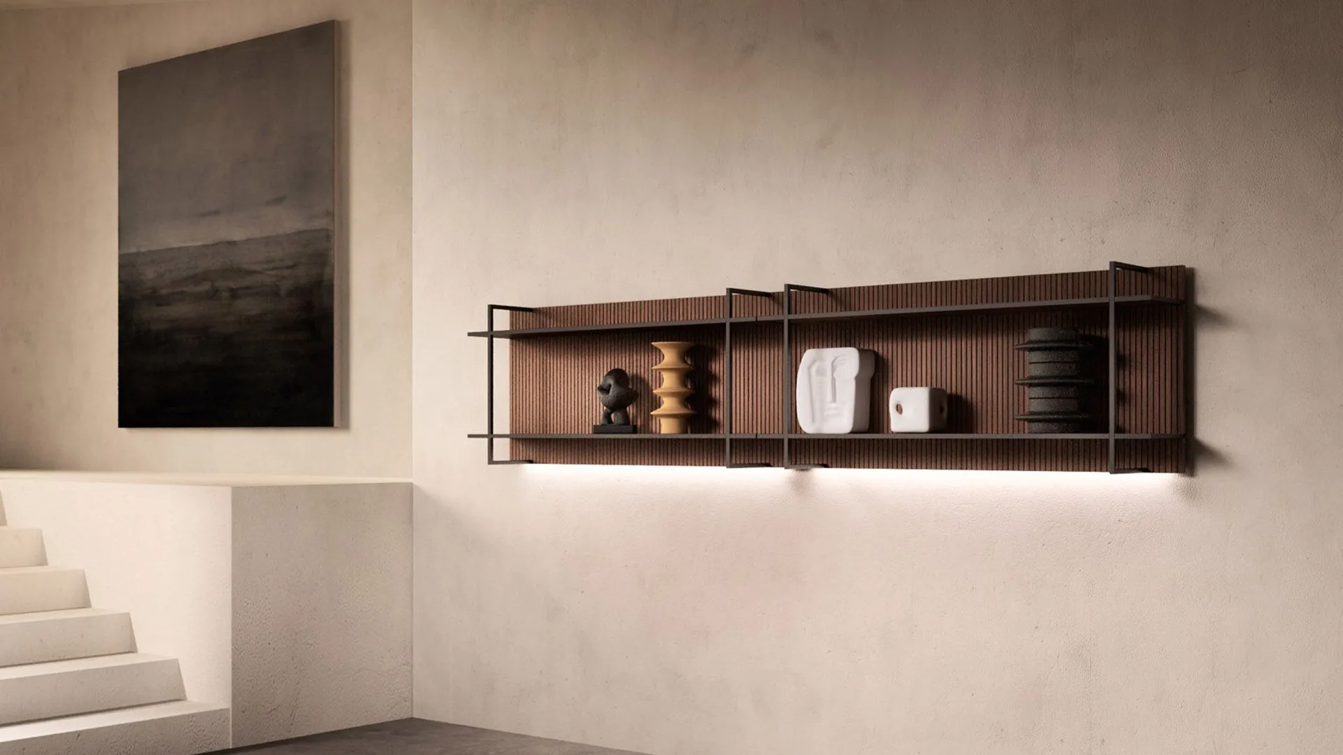 led bookcase