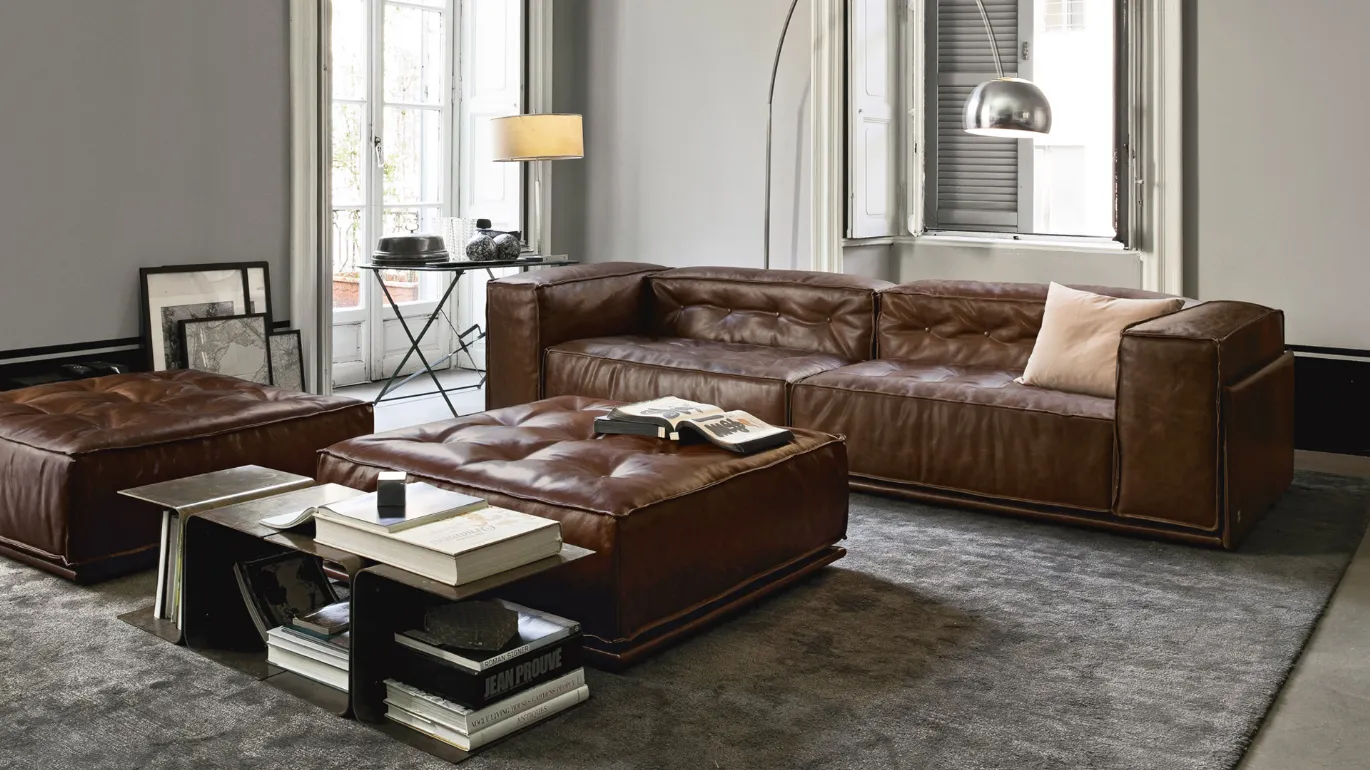 glamour leather sofa