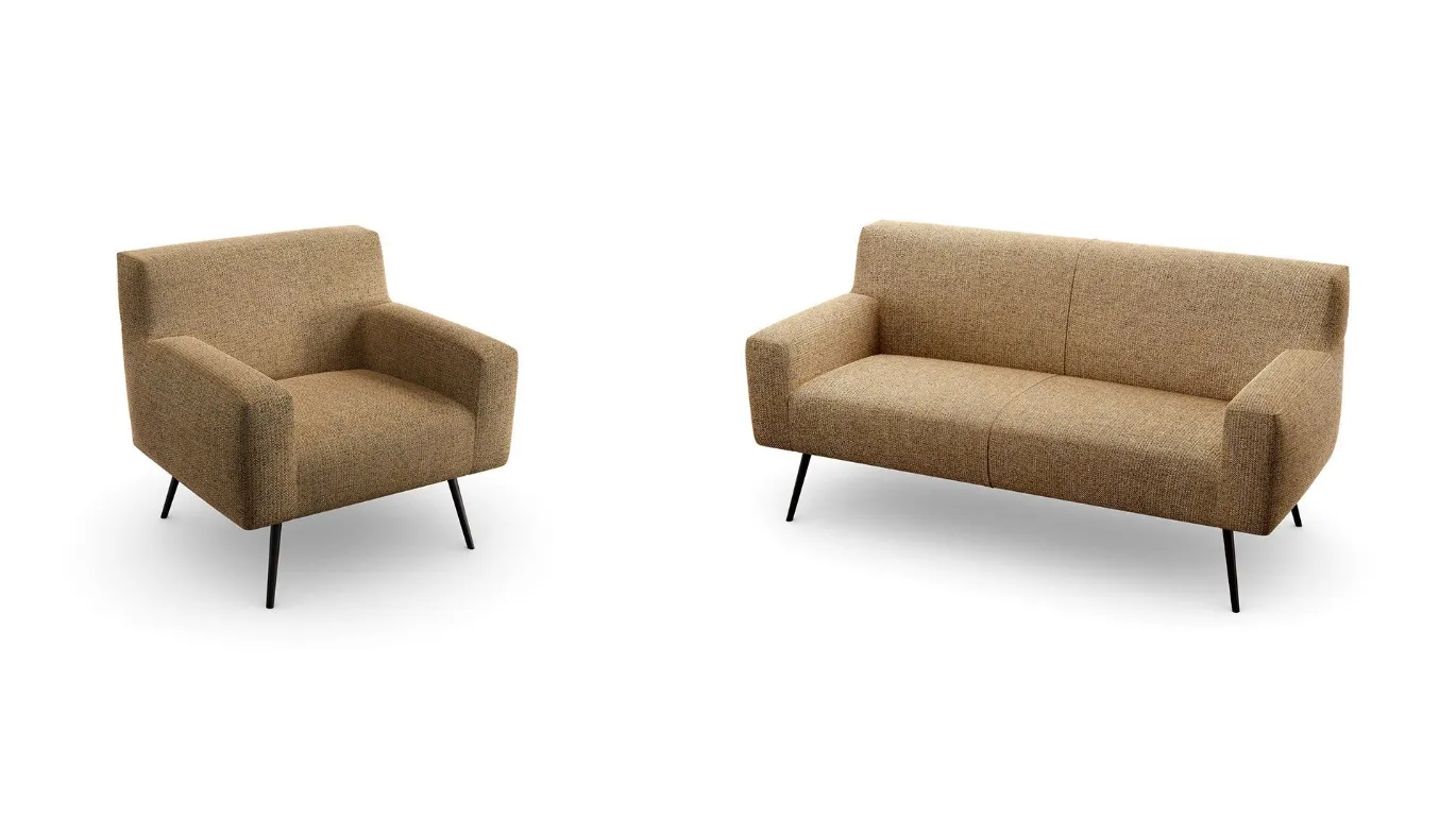 feather sofa and armchair