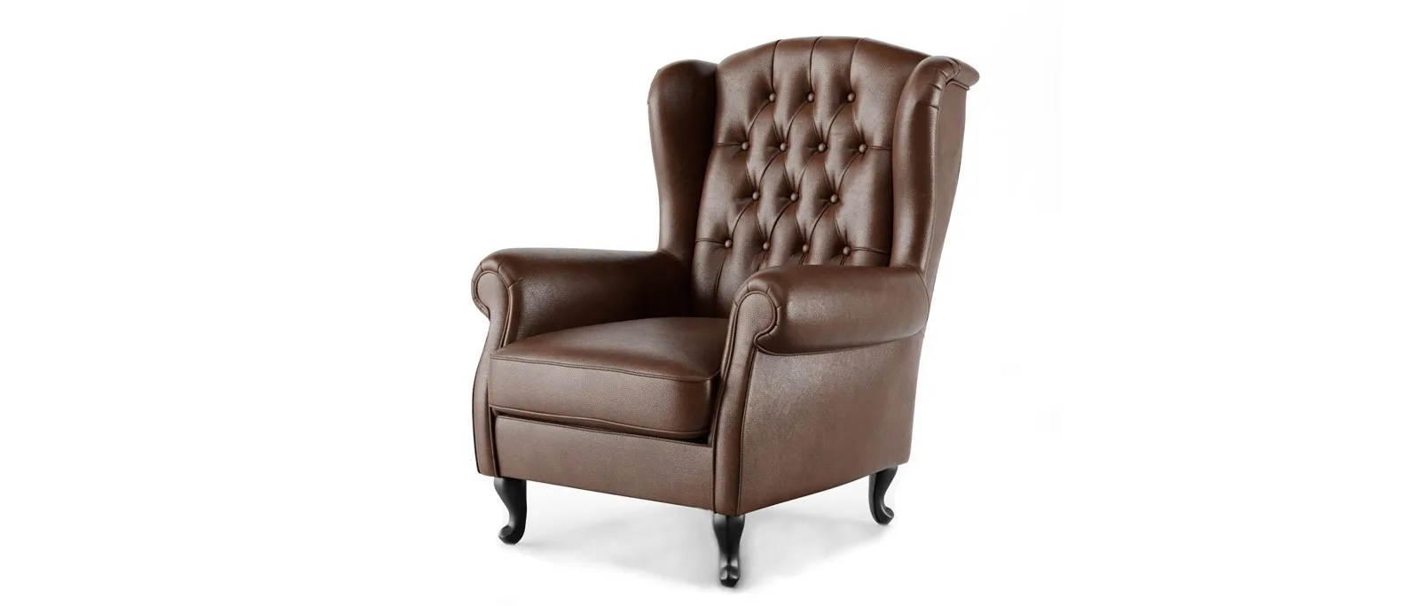 high back bergère armchair