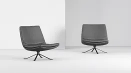 design armchair in Kelly fabric