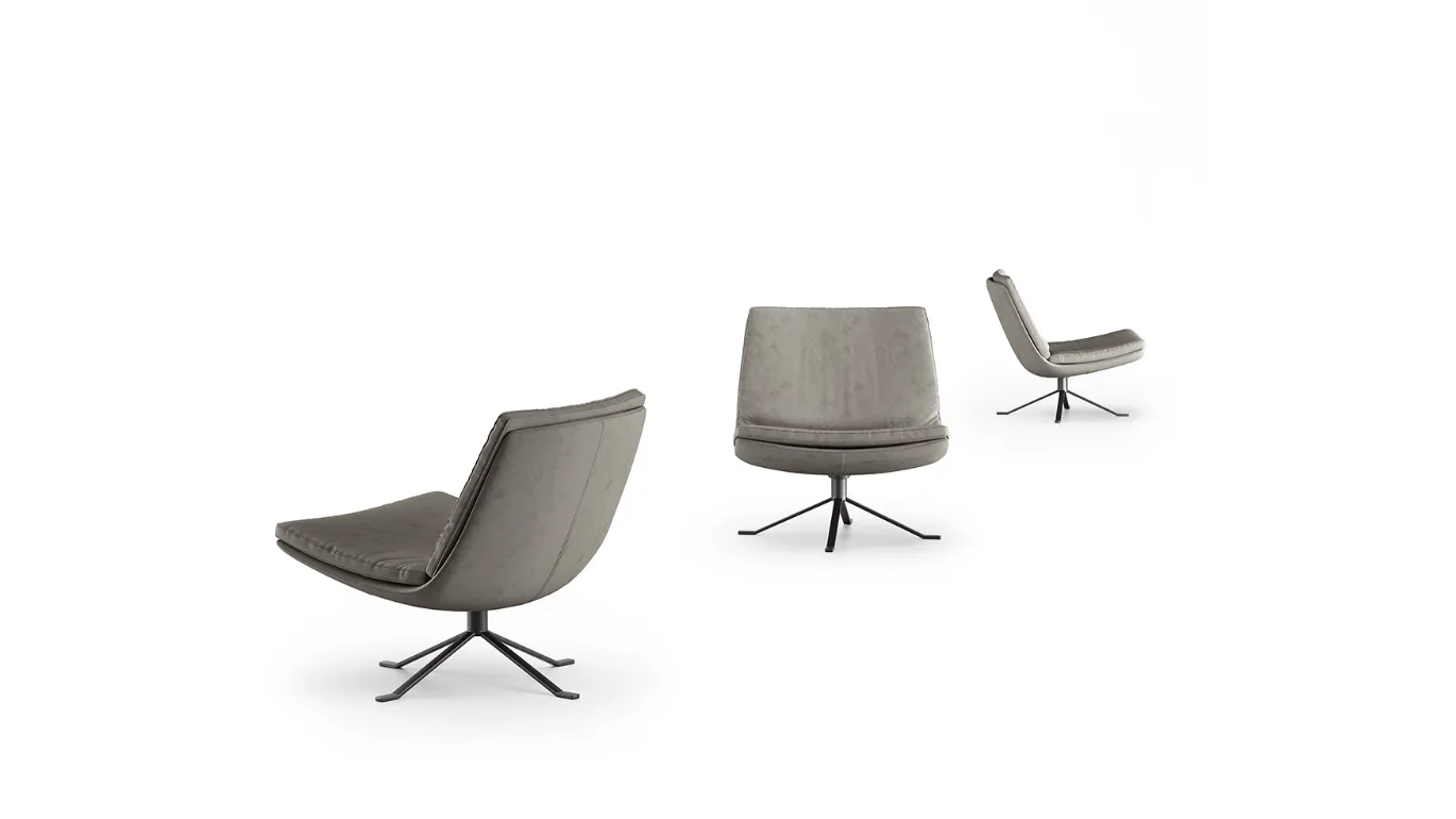 design armchair in Kelly fabric