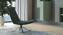 swivel armchair in Lounge fabric