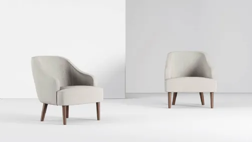 Armchair with classic lines