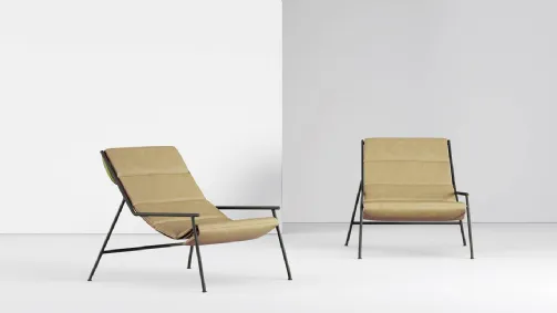 Design metal armchair