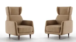 comfortable armchair in roberta fabric