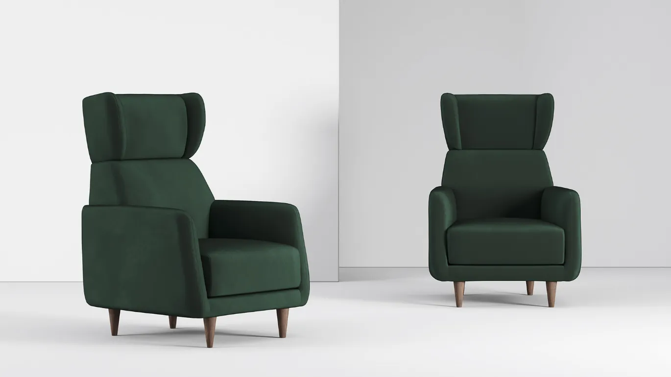 comfortable armchair roberta