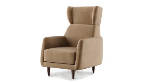 high back armchair roberta