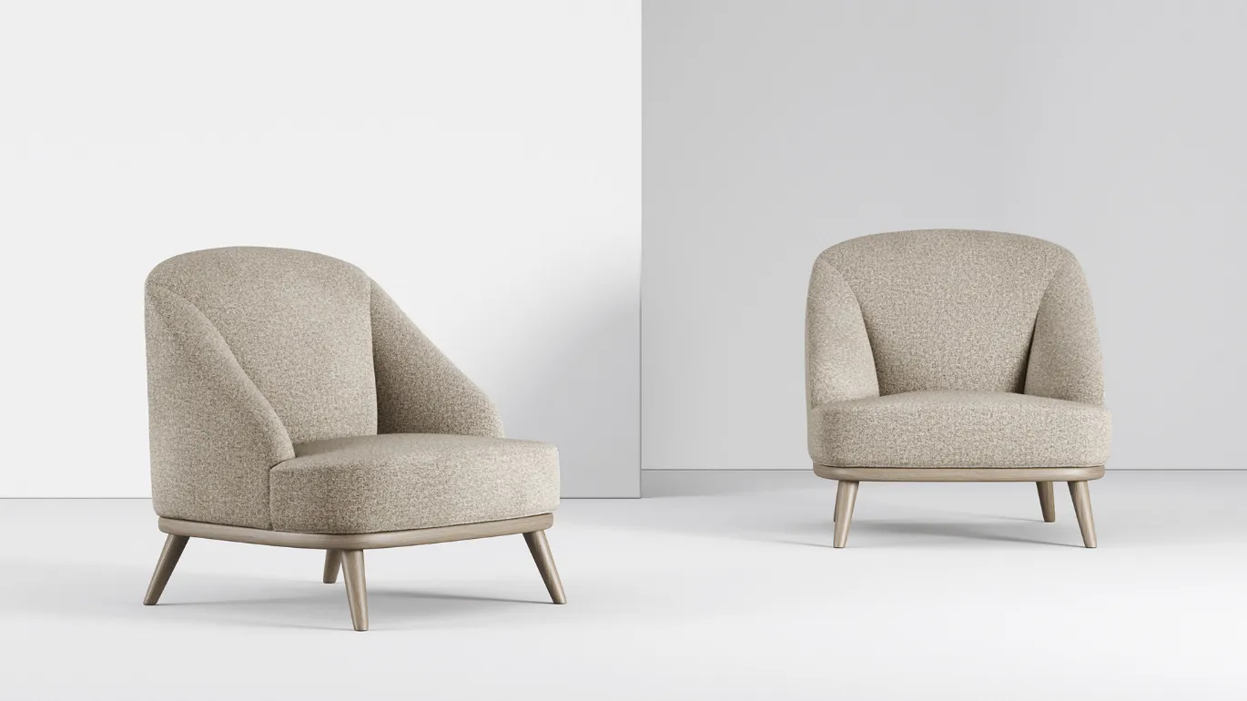 elegant design armchair tania