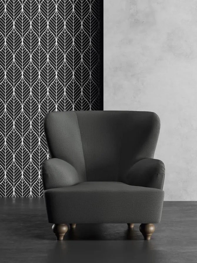 classic armchair in sara fabric