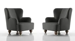 sara classic leather armchair