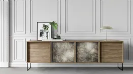 sideboard with alma glass inserts