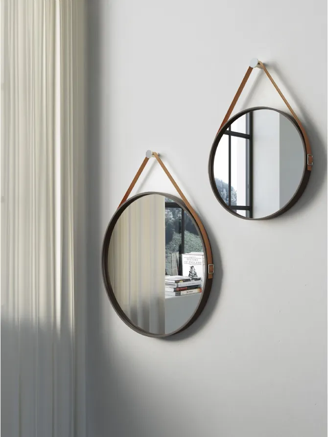 round mirror with astra strap