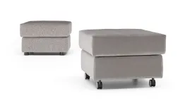 denis universal pouf with feet