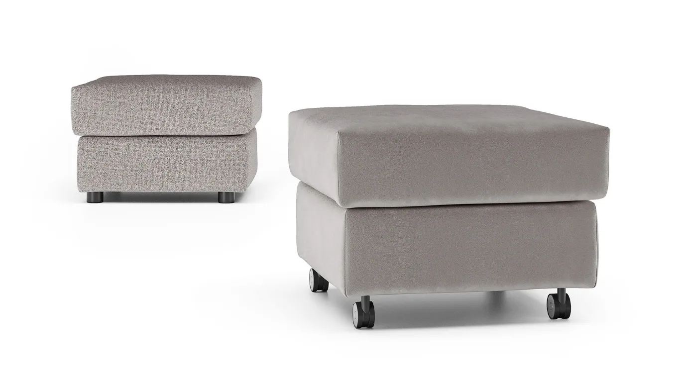 denis universal pouf with feet
