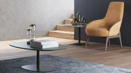 Elisse oval design coffee table