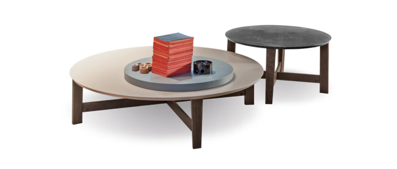 Evan round coffee table