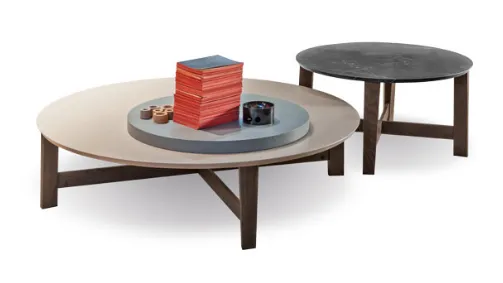 Evan round coffee table