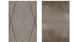 carpet with geometric design